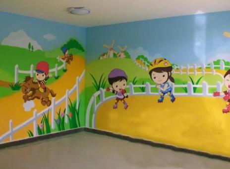 永善幼儿园墙体彩绘制作流程及注意事项